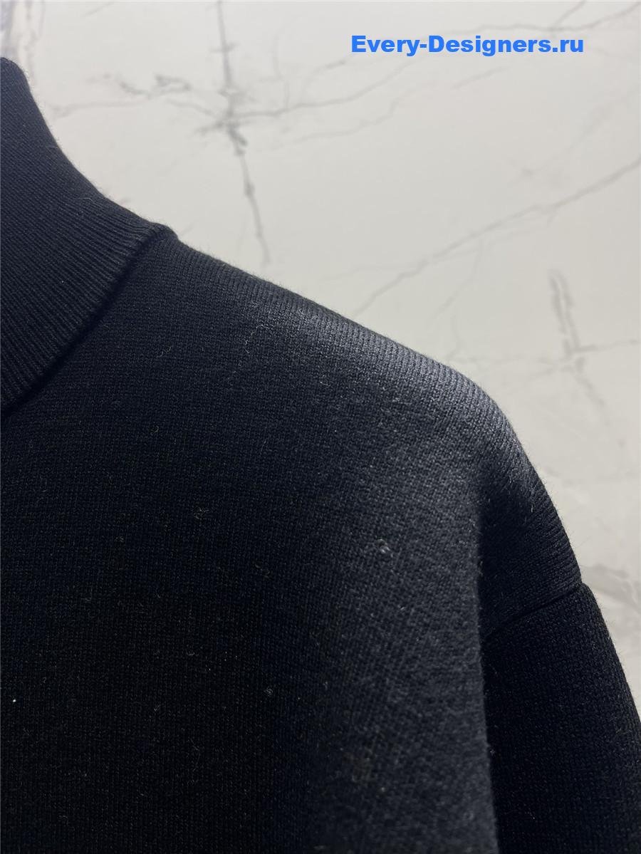 F**di double f pocket zipper cardigan jacket