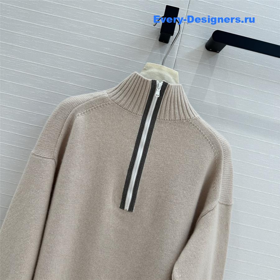 BC Cashmere Turtleneck Zipper Sweater