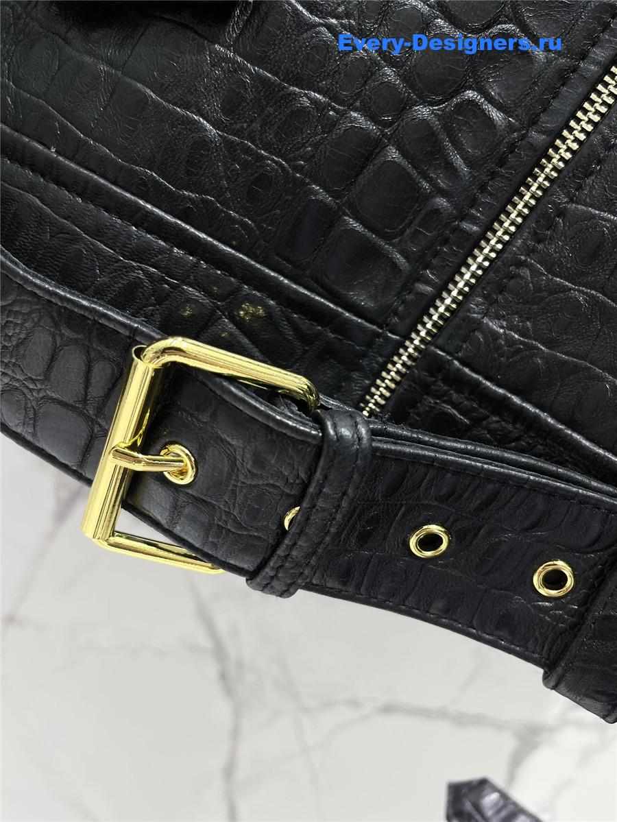 Balmain genuine leather jacket sheepskin