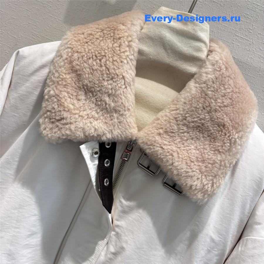 L0ew* fur collar down coat
