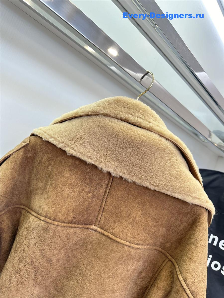 Acne studios shearling coat