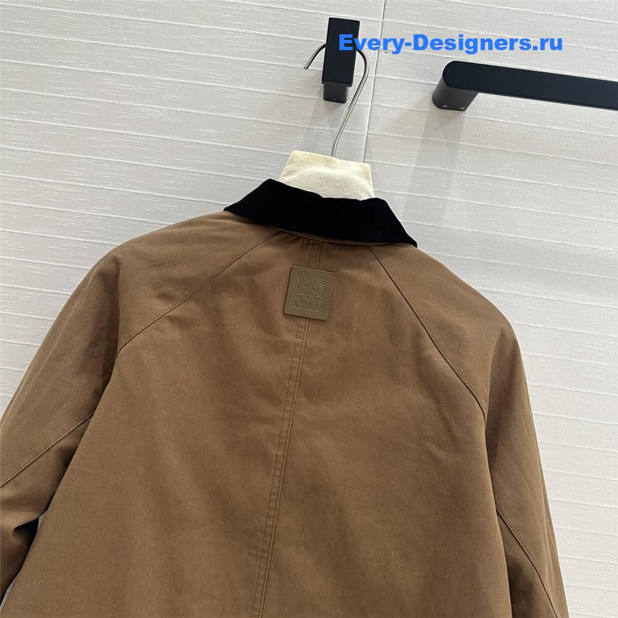 L0ew* corduroy lapel cotton jacket