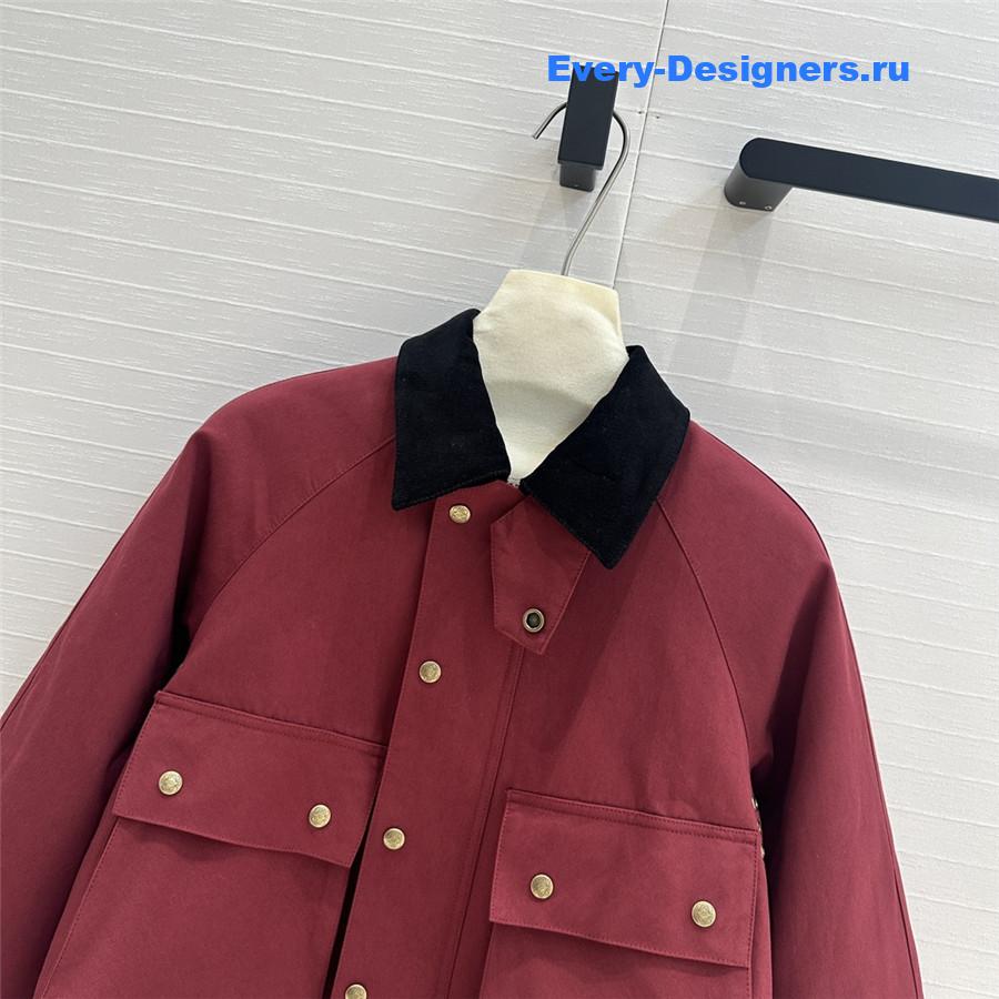 L0ew* corduroy lapel cotton jacket