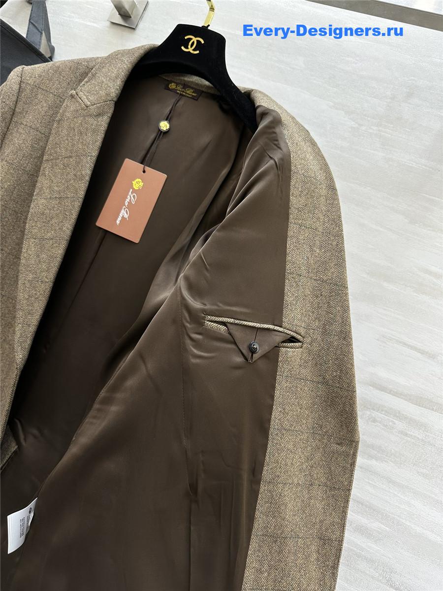 L0r0 P1ana single-breasted blazer