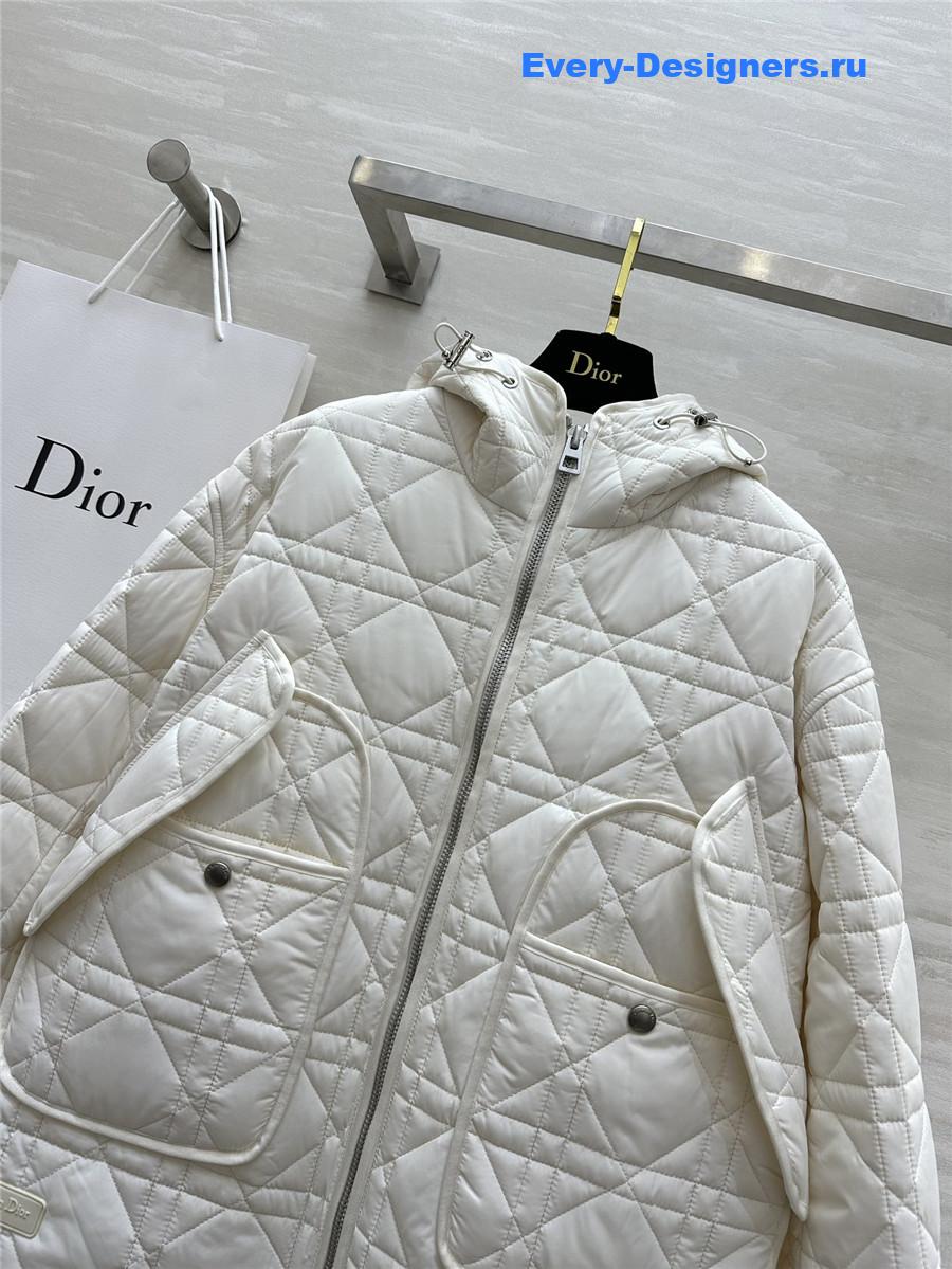 D10r quilted hooded jacket