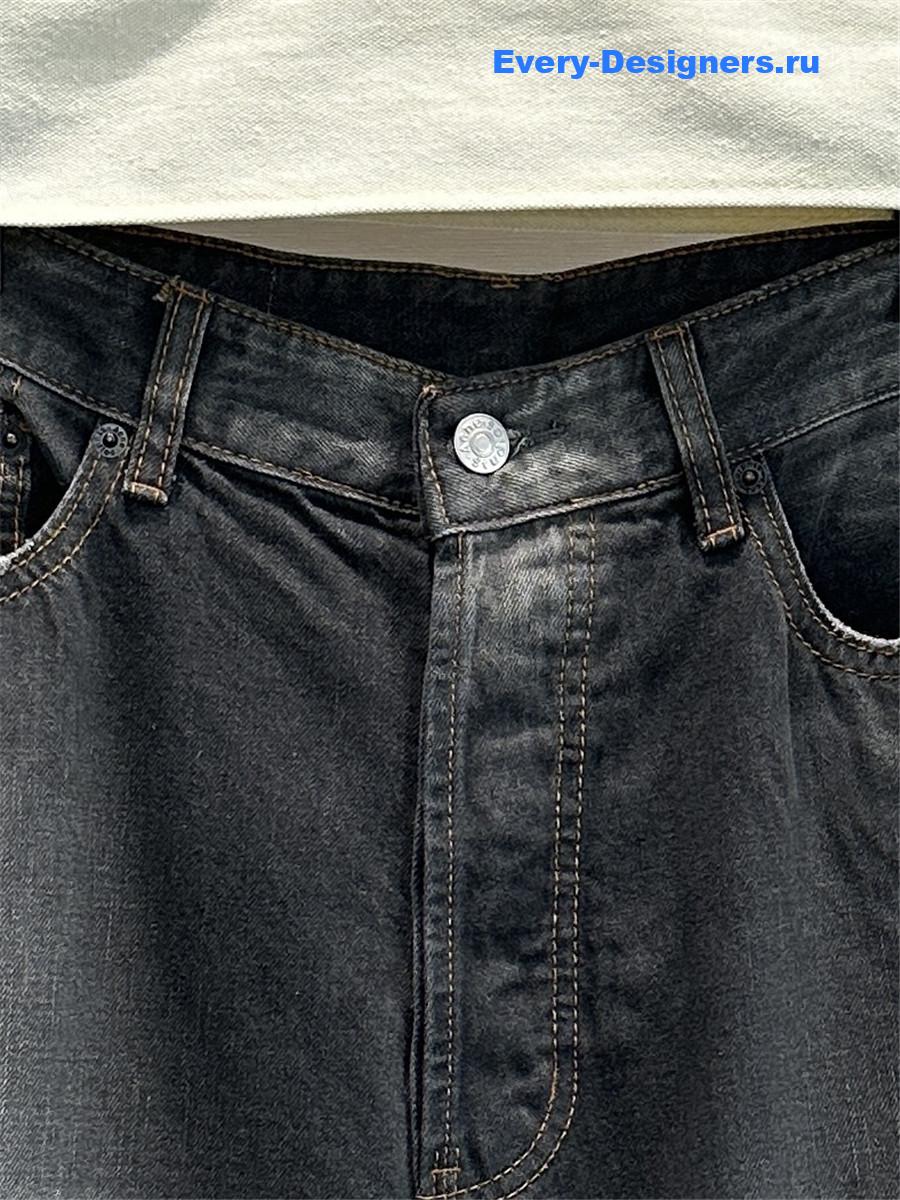 Acne studios high-rise wide-leg jeans