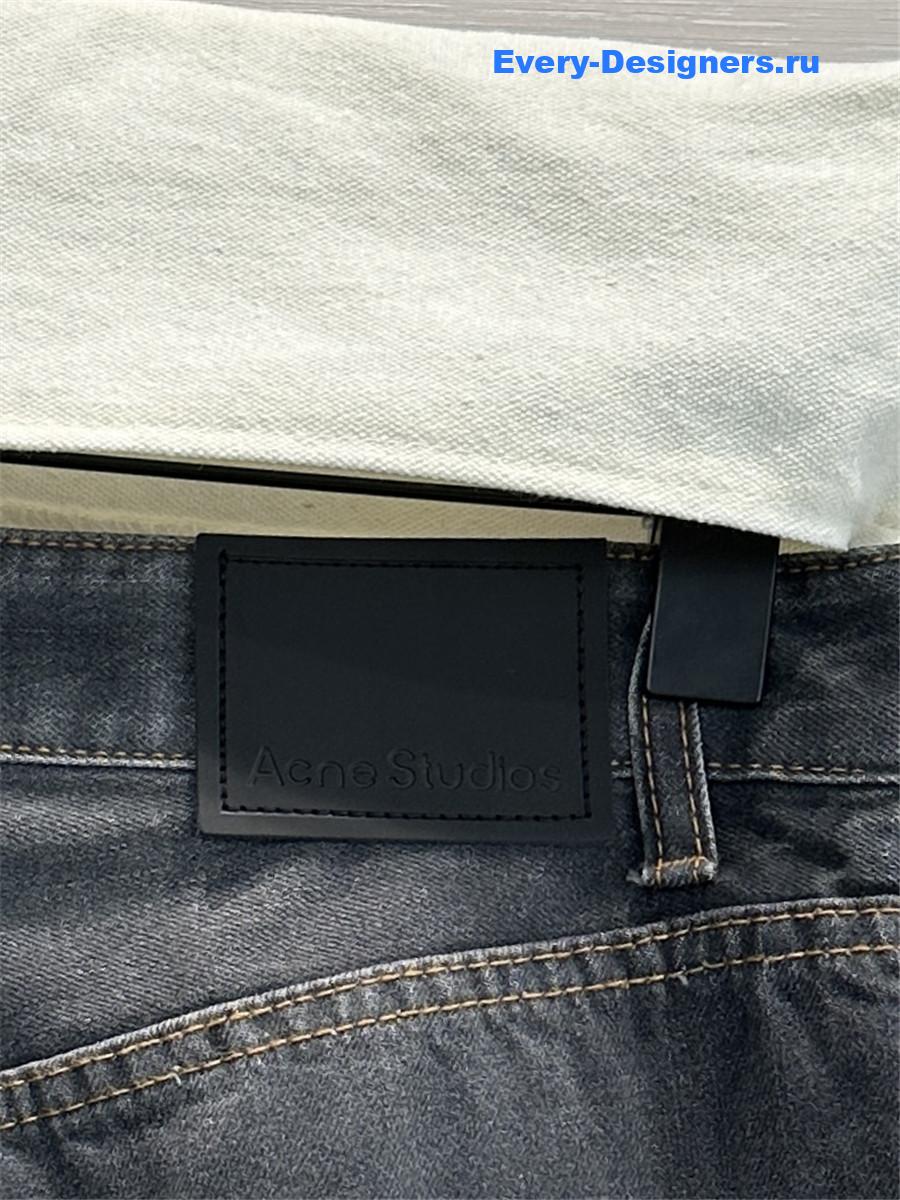 Acne studios high-rise wide-leg jeans