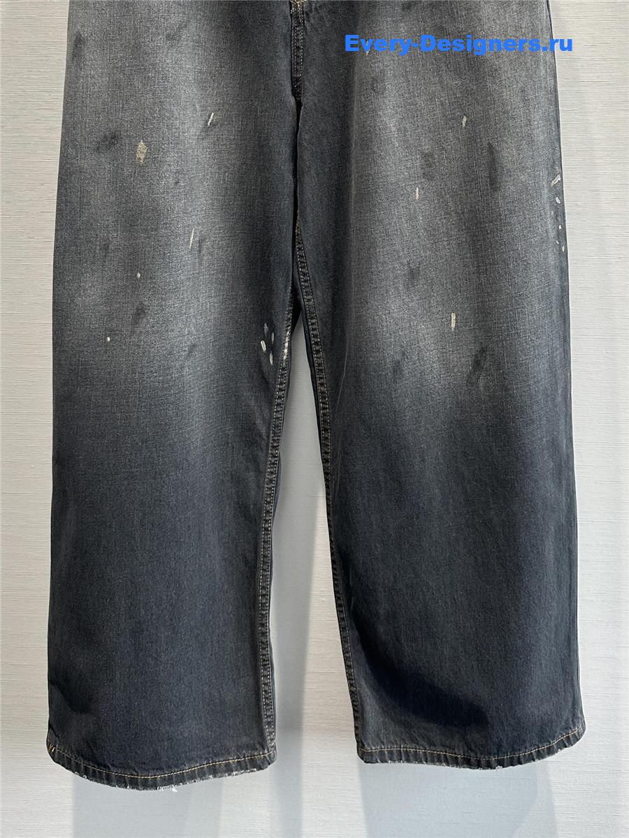 Acne studios high-rise wide-leg jeans
