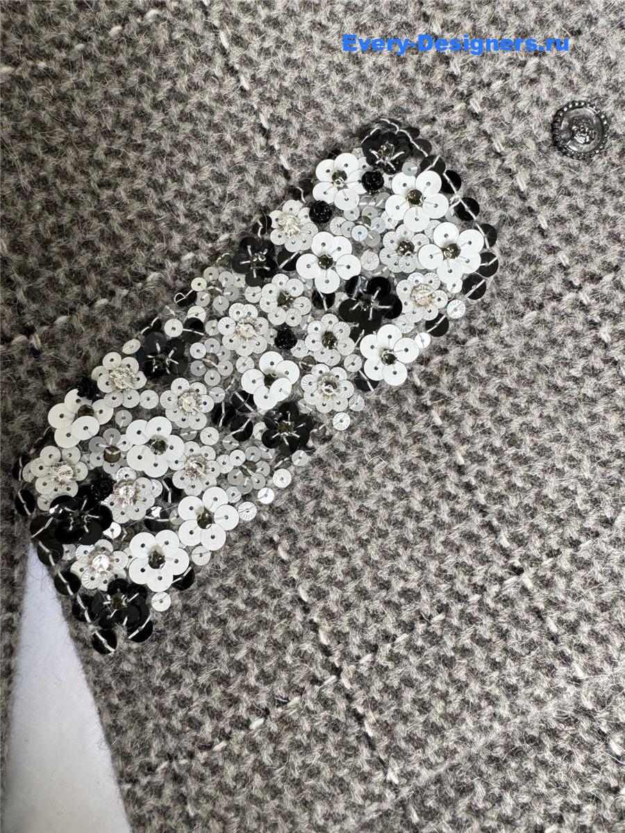 Ch**el beaded tweed jacket