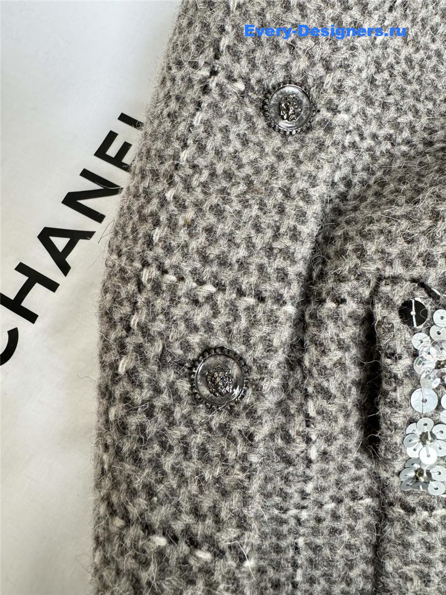 Ch**el beaded tweed jacket