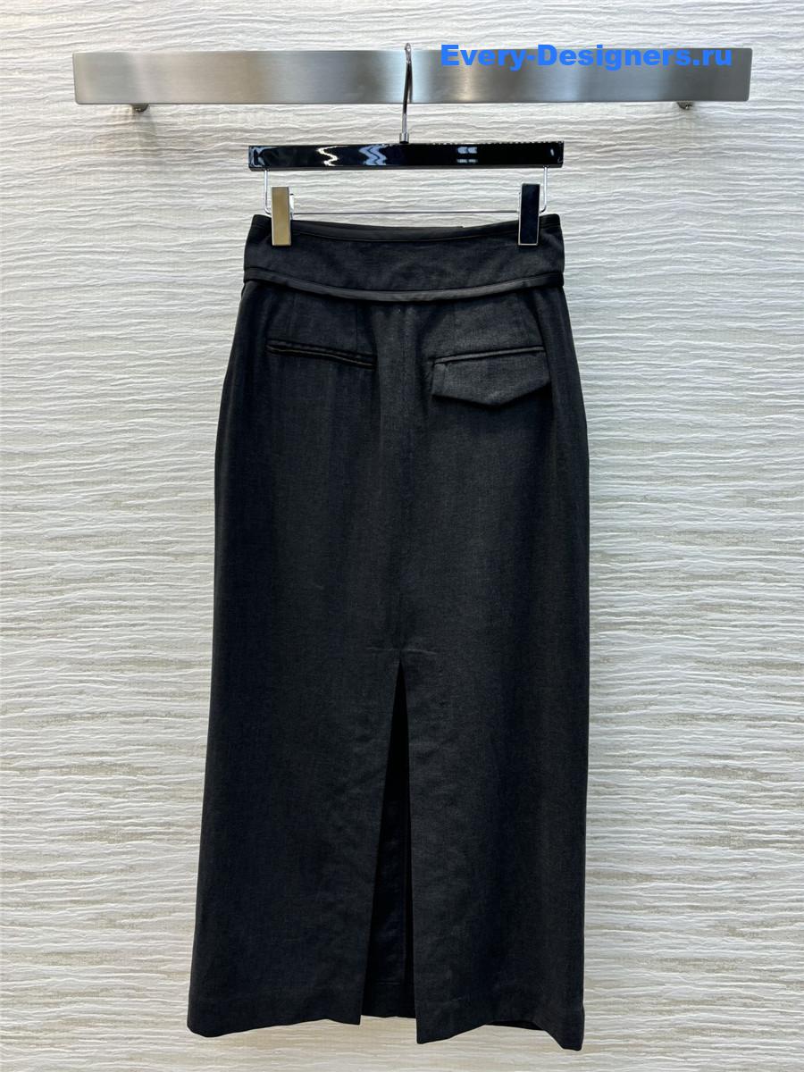 b0tt*ga Ven*ta straight maxi skirt