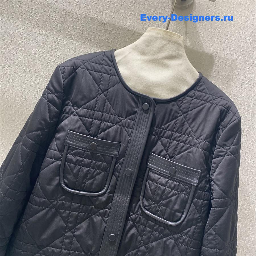 D10r patchwork leather single-breasted jacket