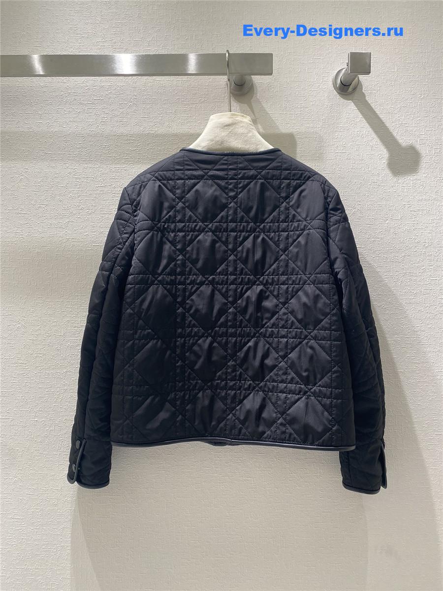 D10r patchwork leather single-breasted jacket