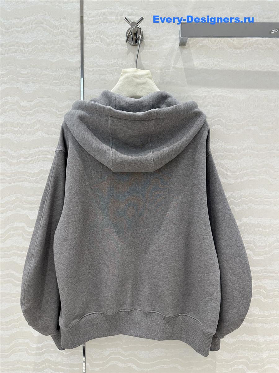 L0ew* flamenco hoodie in grey