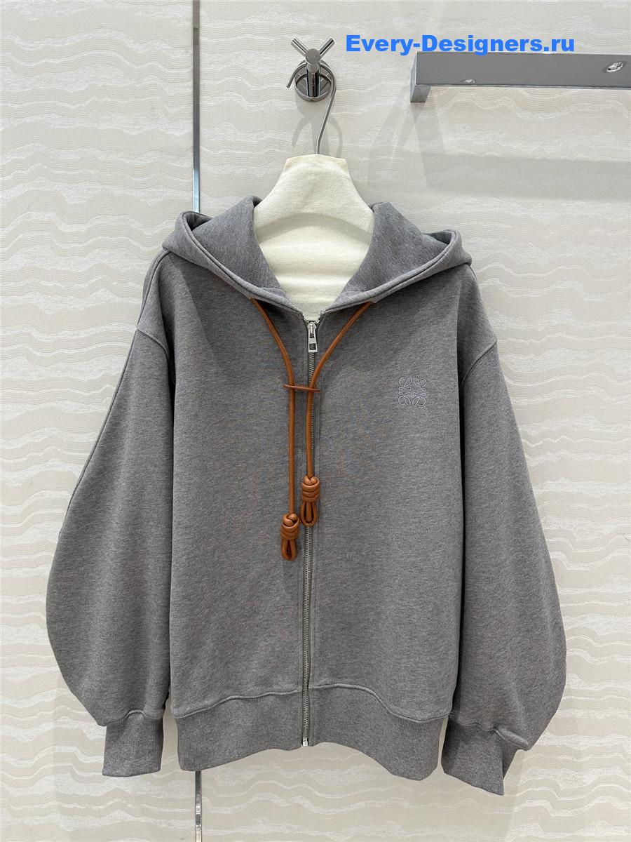 L0ew* flamenco hoodie in grey