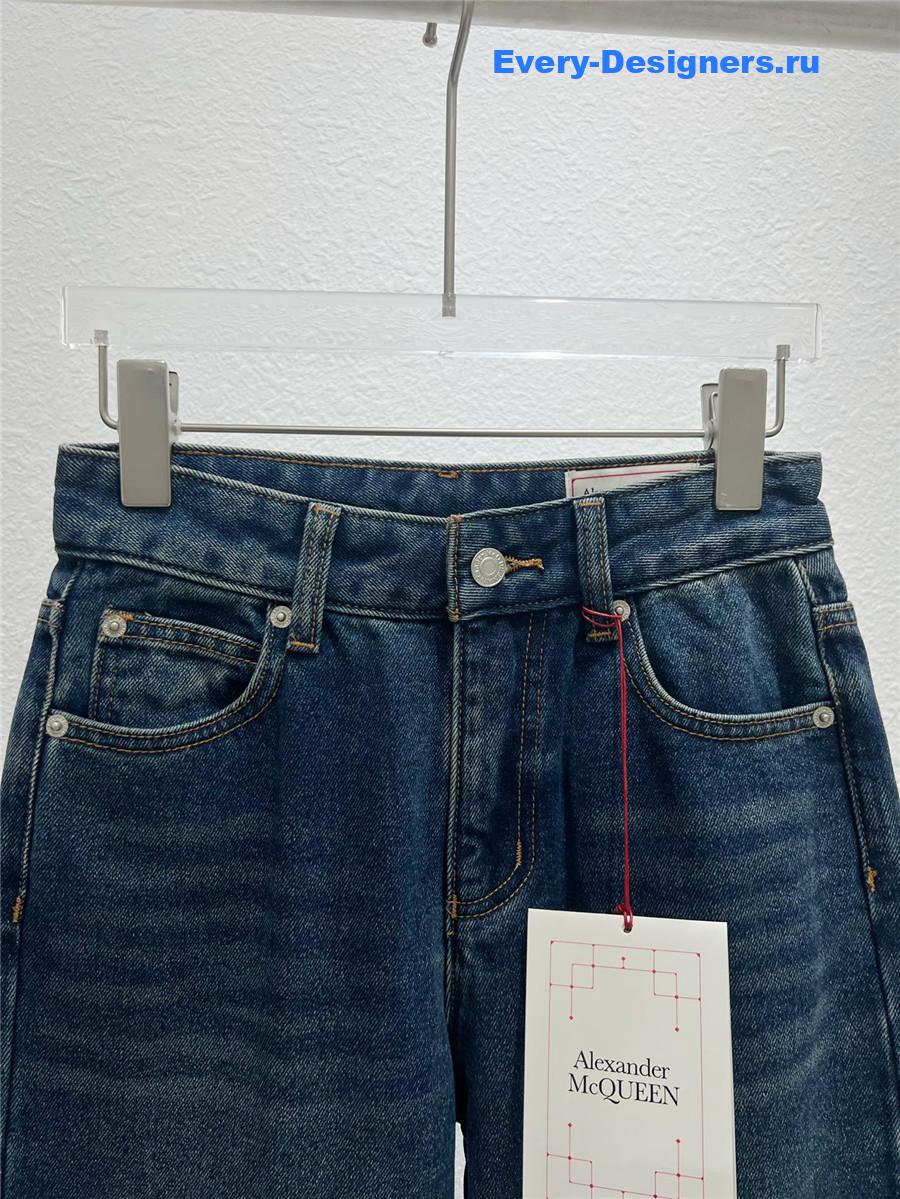 a1exa*der Mcqv*en straight jeans