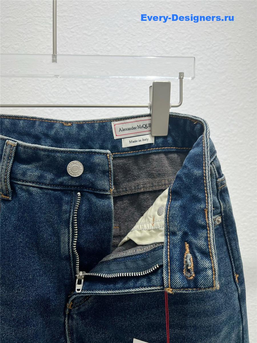 a1exa*der Mcqv*en straight jeans