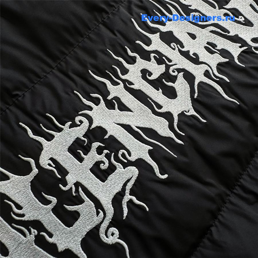 Ba1en*iaga logo embroidered down jacket