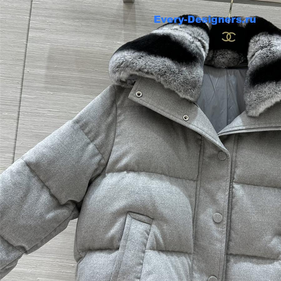 L0r0 P1ana wool and cashmere down jacket