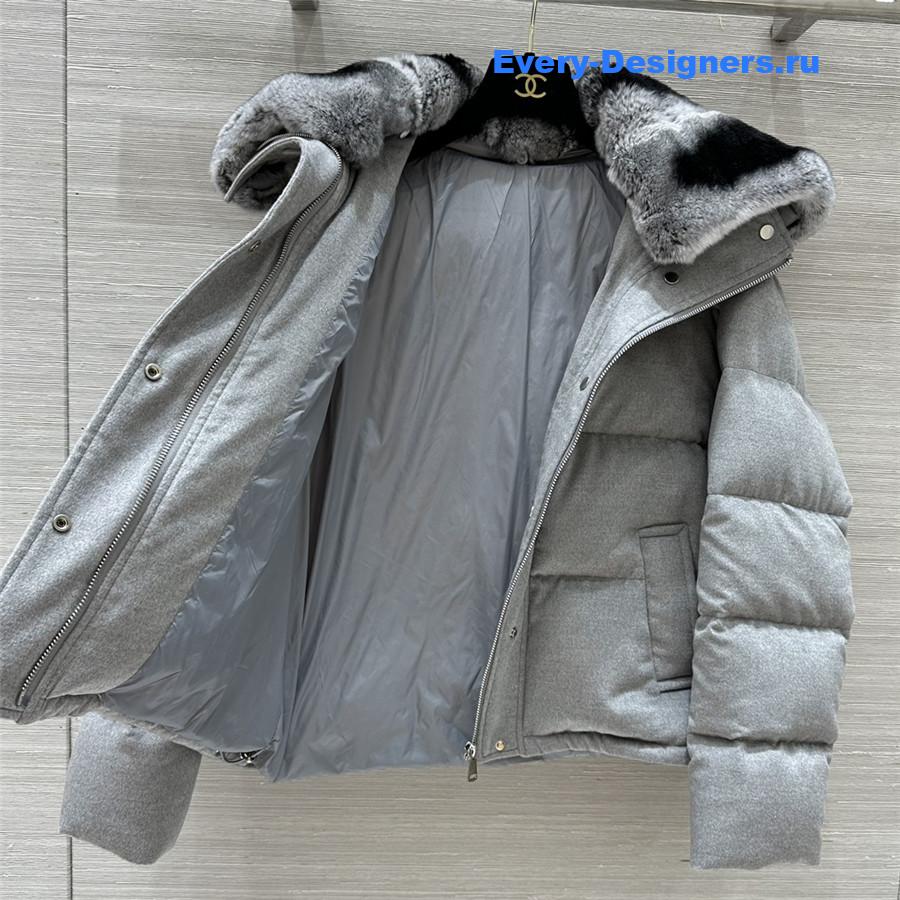 L0r0 P1ana wool and cashmere down jacket