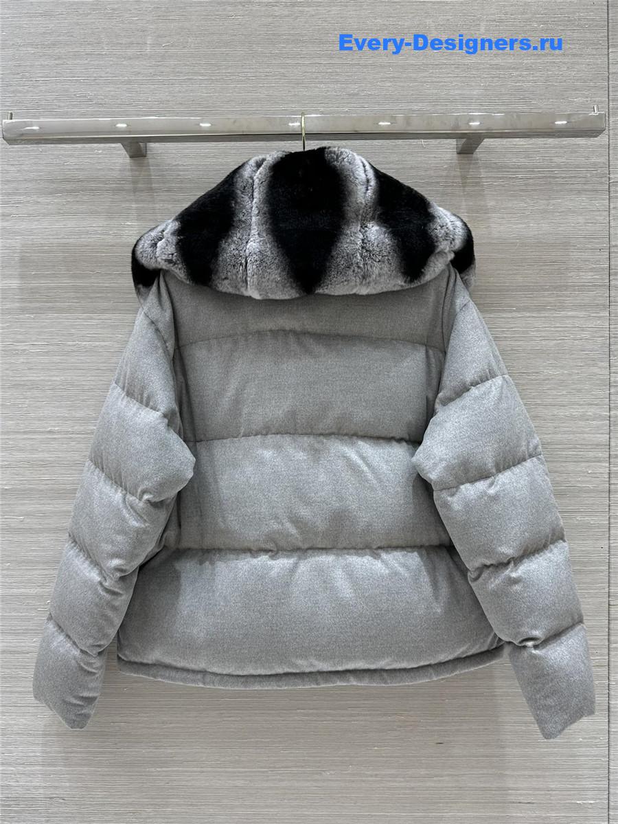 L0r0 P1ana wool and cashmere down jacket