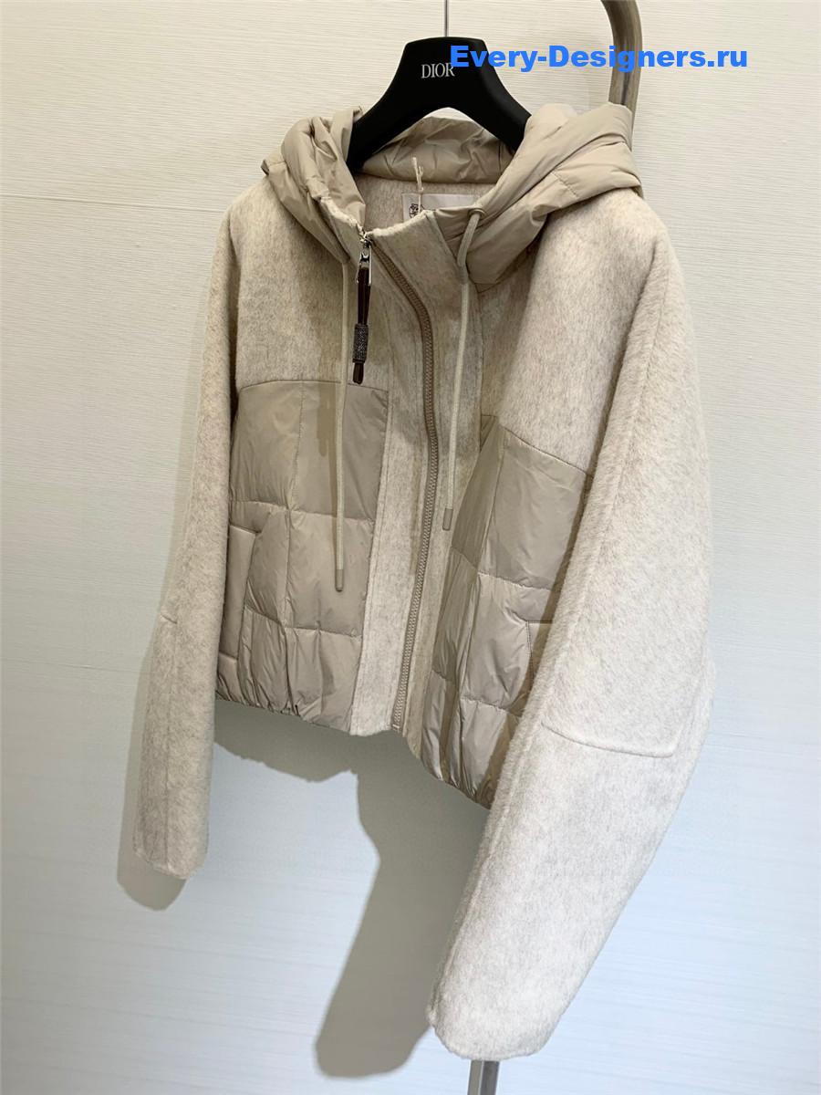 BC down hooded fleece jacket