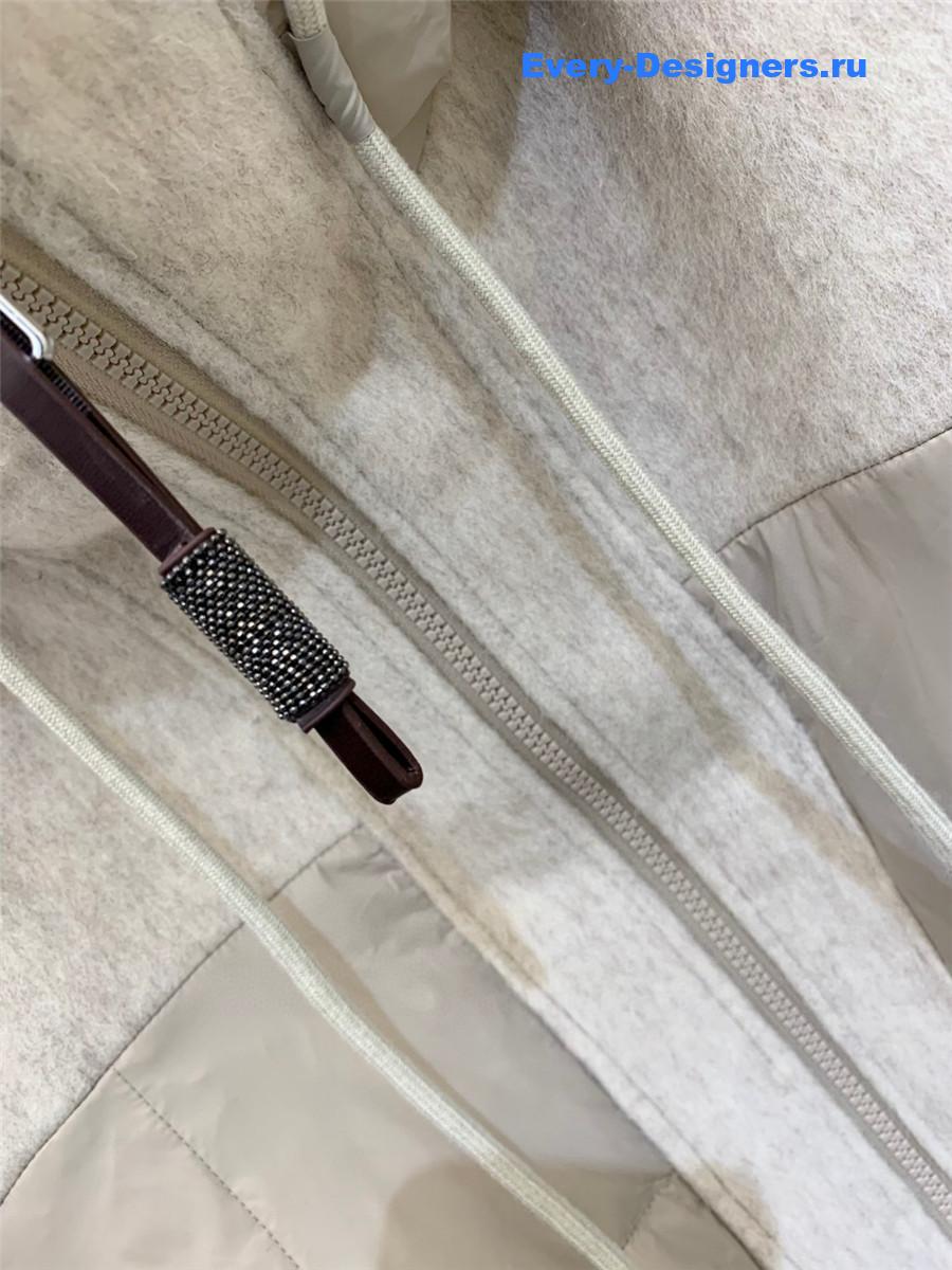 BC down hooded fleece jacket