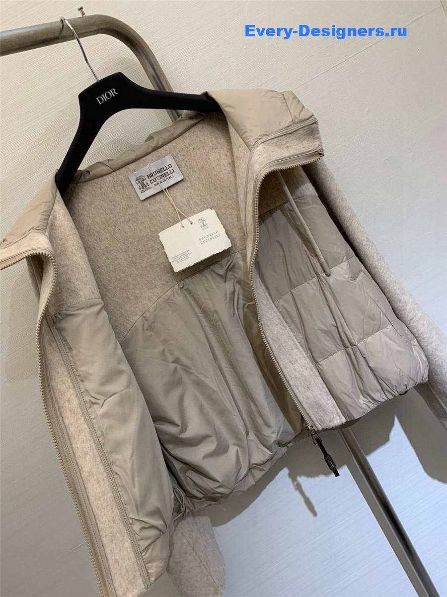 BC down hooded fleece jacket