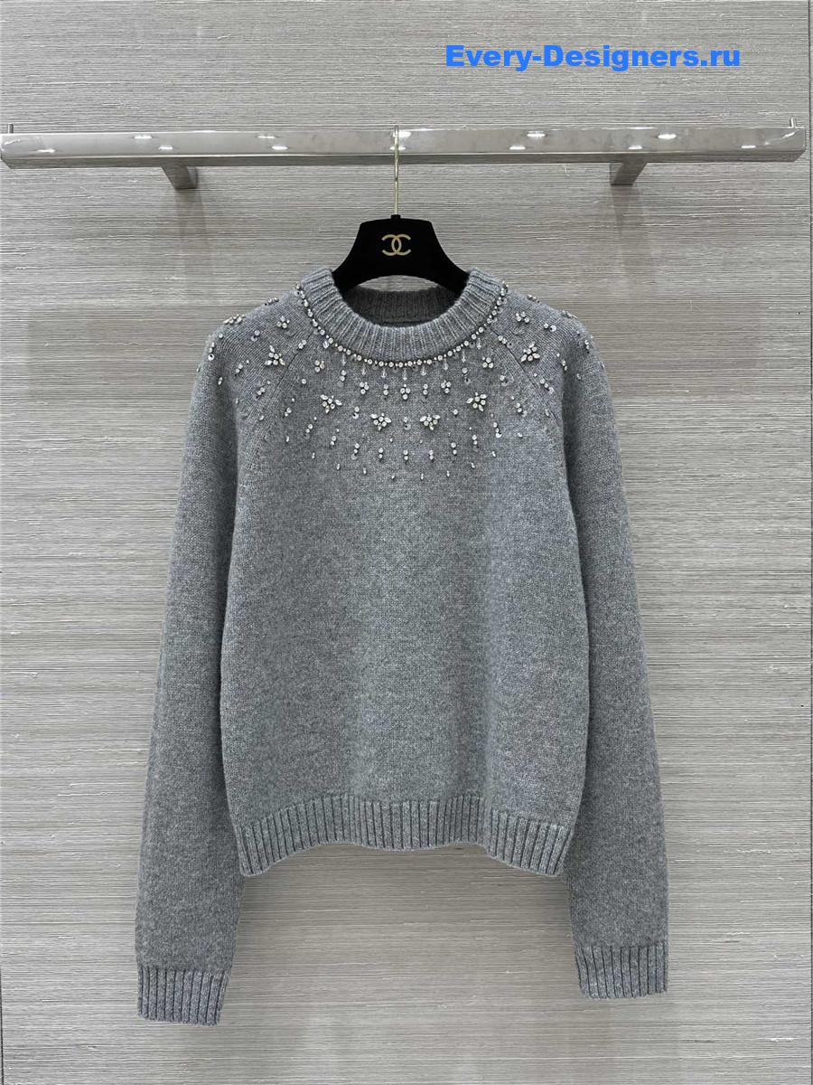 Gvc*1 oversized knit long sleeve top
