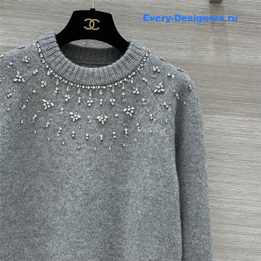 Gvc*1 oversized knit long sleeve top