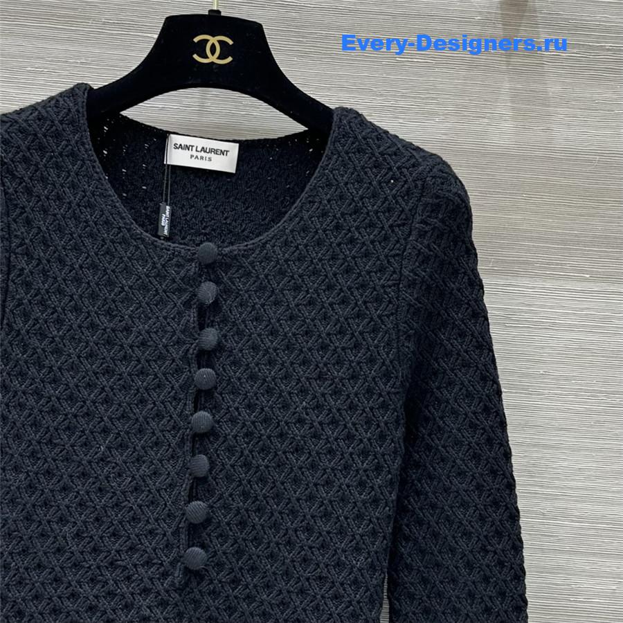 Y51 celebrity style hollow knitted dress