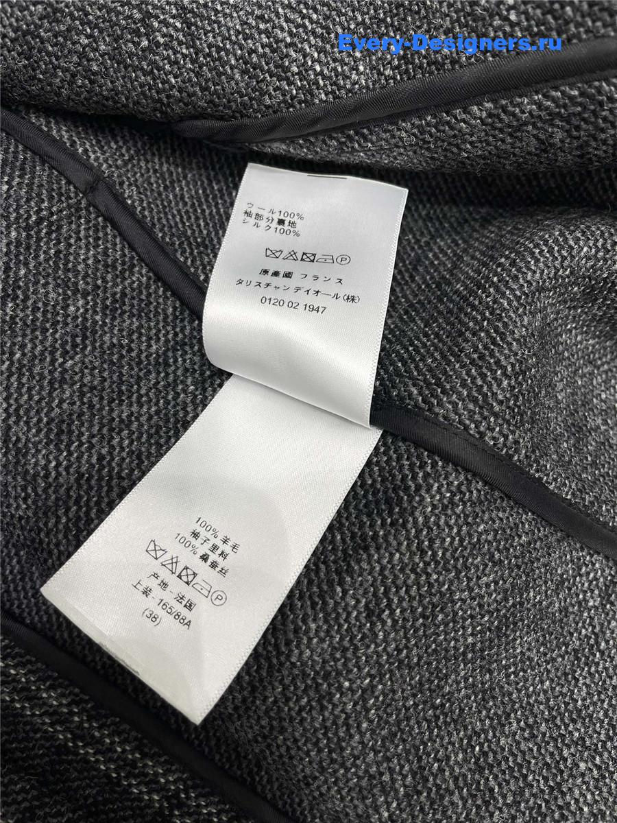 D10r slim-fit wool coat