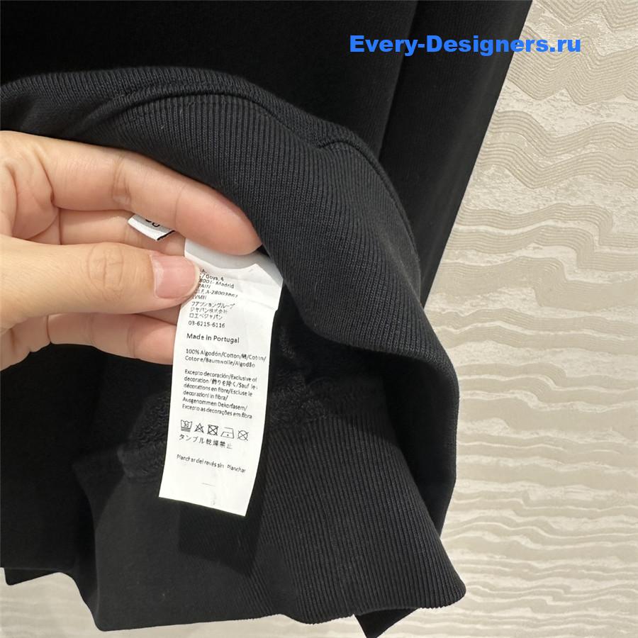 L0ew* flamenco hoodie in black