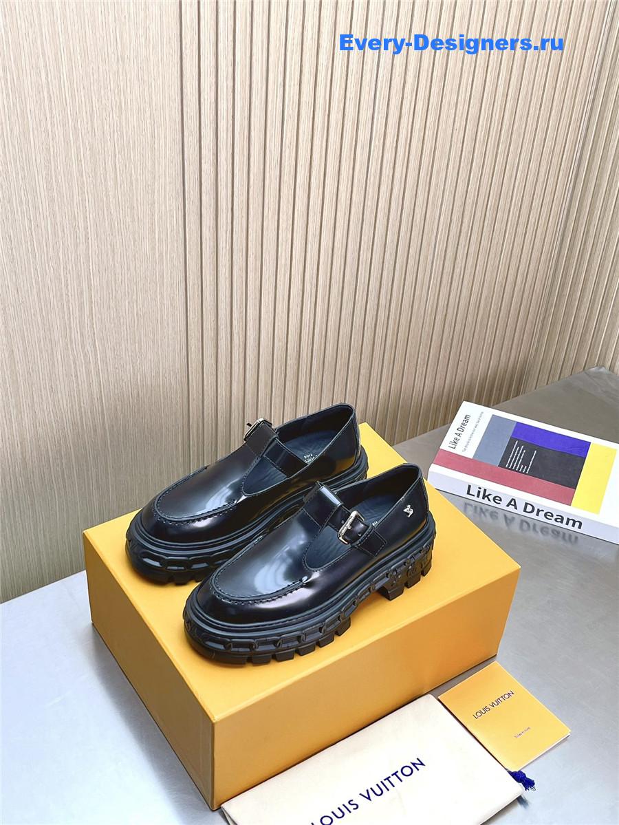 l0vis Vvtt0n lv record mary jane shoes black