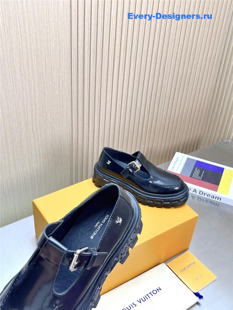 l0vis Vvtt0n lv record mary jane shoes black