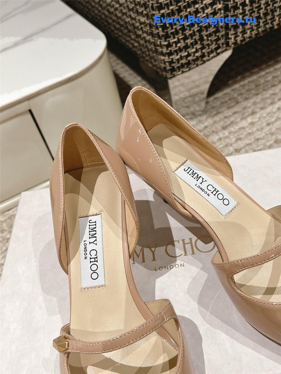 J1m*y Ch00 60mm carolyn pumps in nude