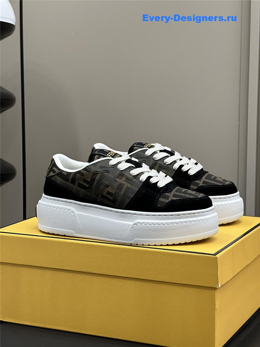 F**di logo match low-top sneakers