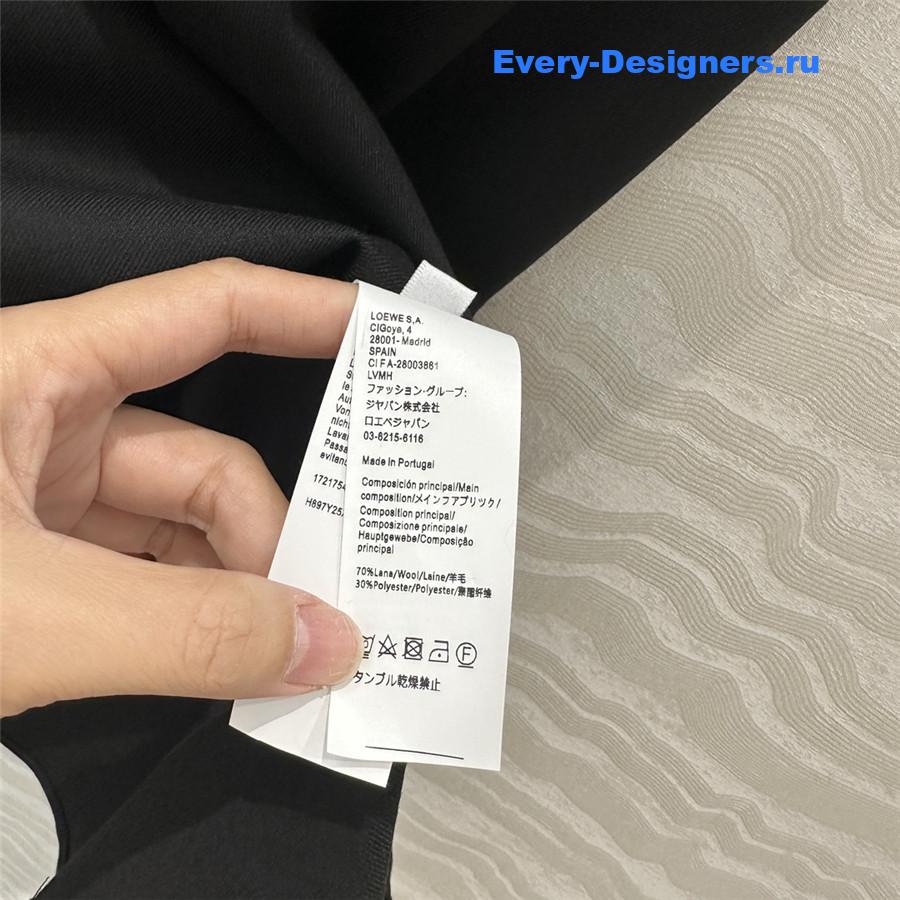 L0ew* relaxed wool midi skirt