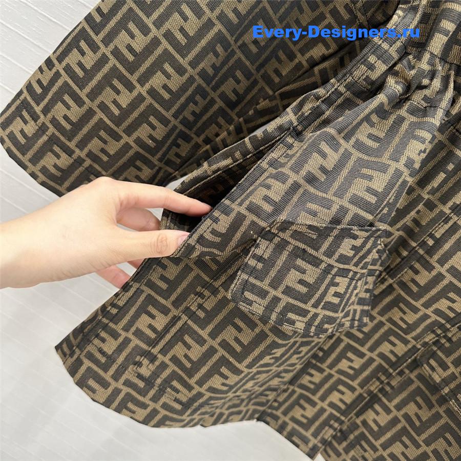 F**di monogram parka jacket