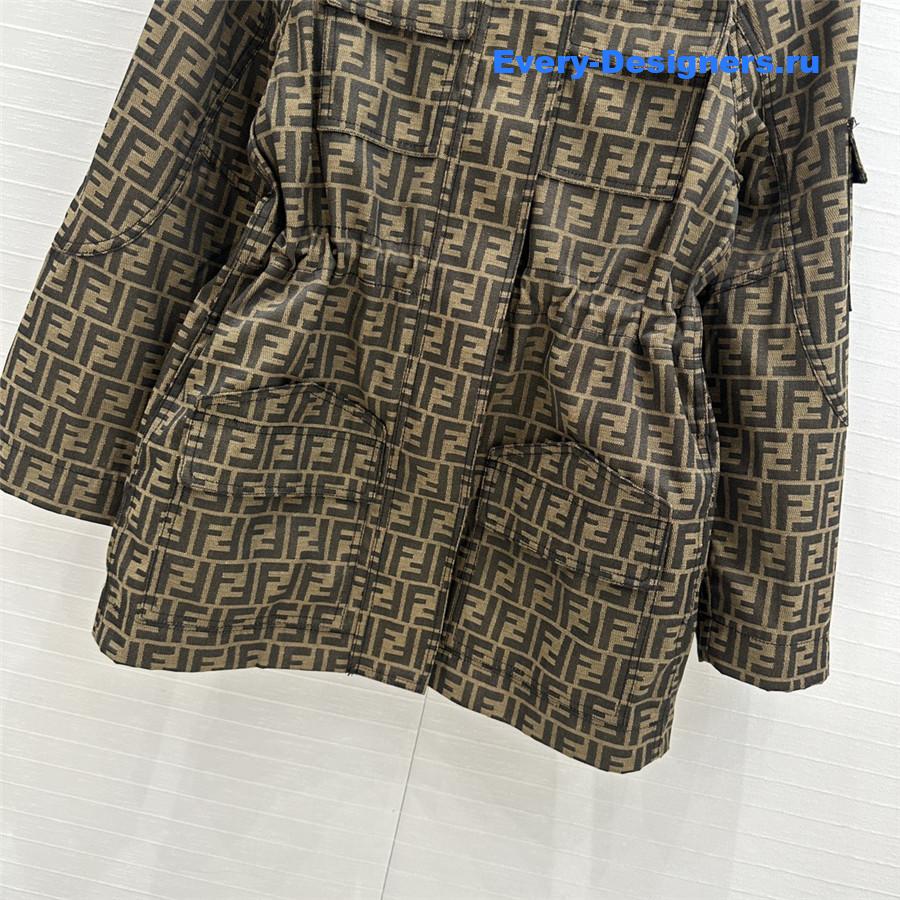 F**di monogram parka jacket