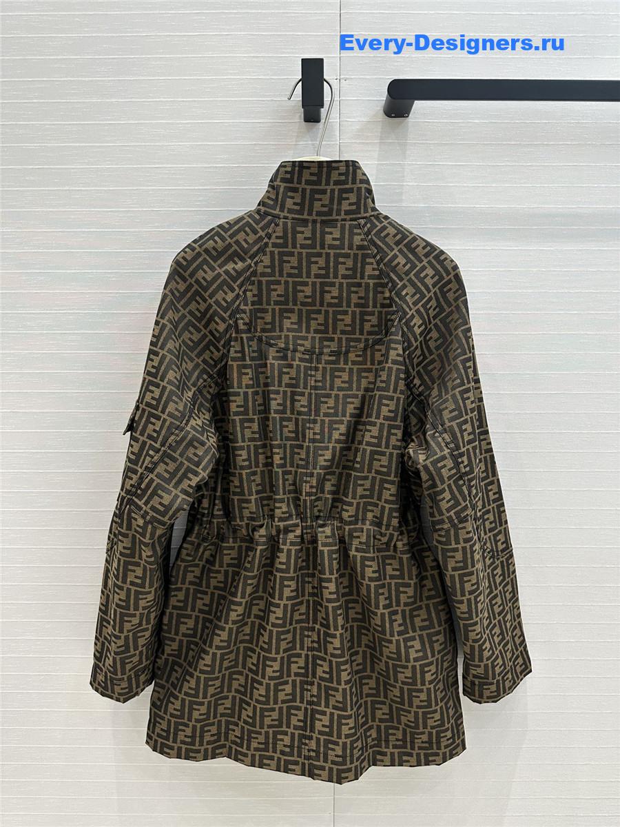 F**di monogram parka jacket