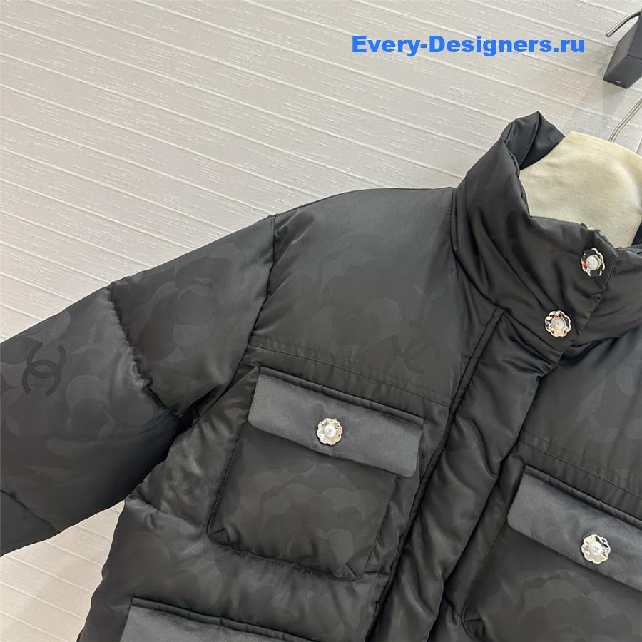 Ch**el stand collar down jacket