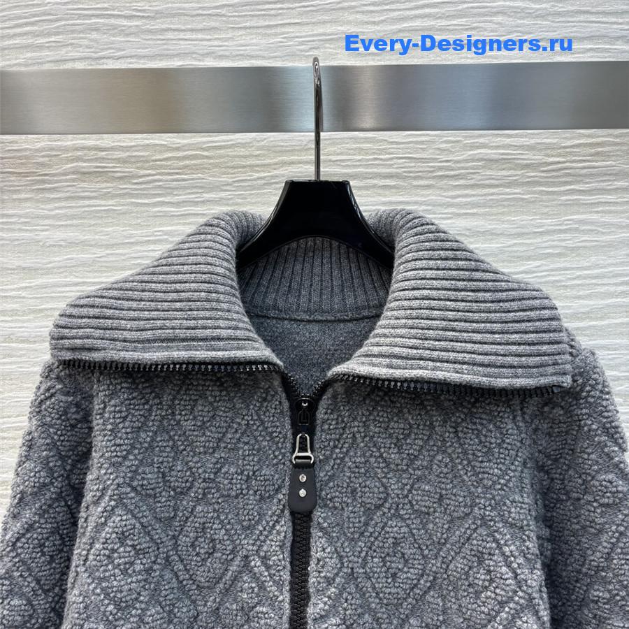 l0vis Vvtt0n lv jacquard sweater cardigan