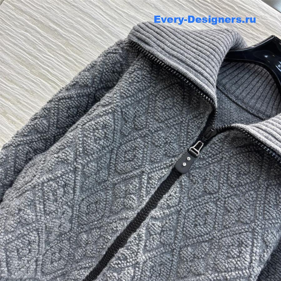 l0vis Vvtt0n lv jacquard sweater cardigan