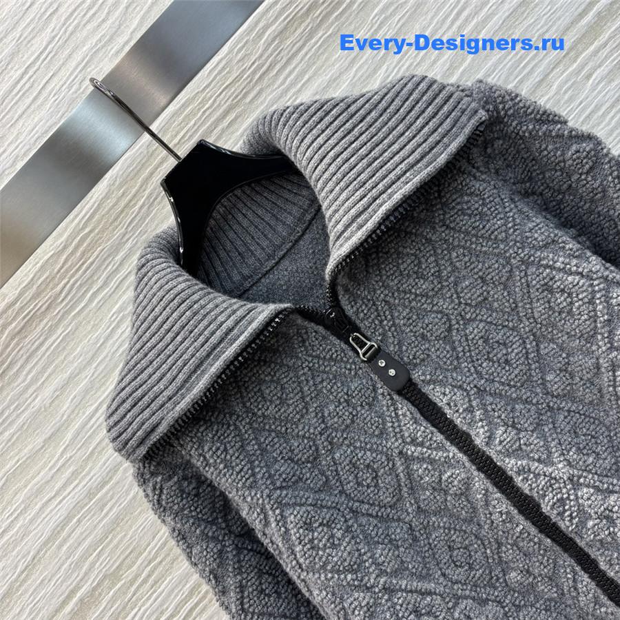 l0vis Vvtt0n lv jacquard sweater cardigan
