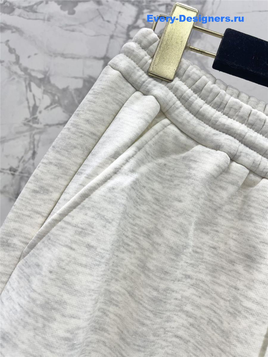 Ch**el straight fleece sweatpants