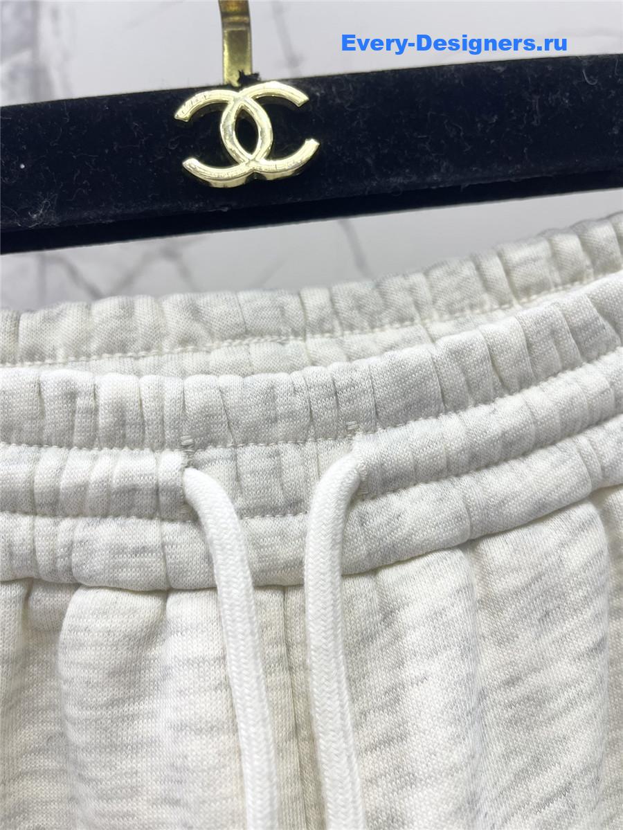 Ch**el straight fleece sweatpants