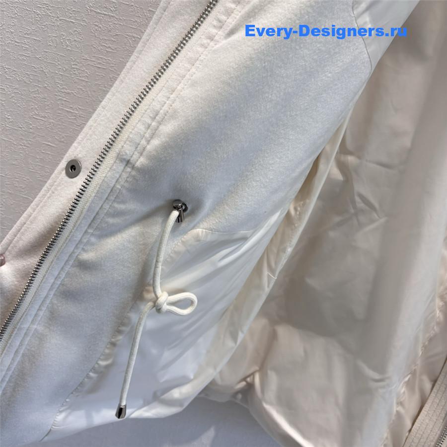 L0r0 P1ana mink stand collar down jacket