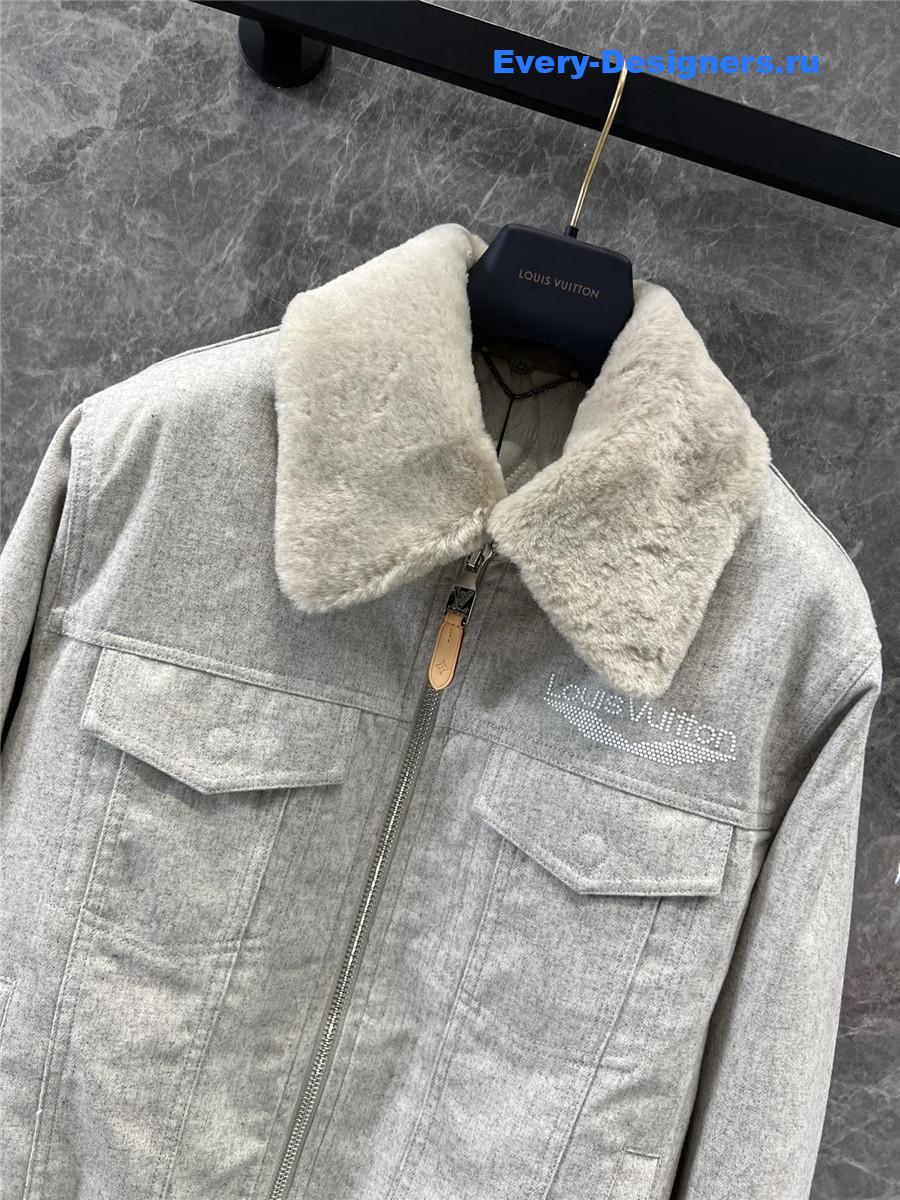 l0vis Vvtt0n lv waistcoat jacket