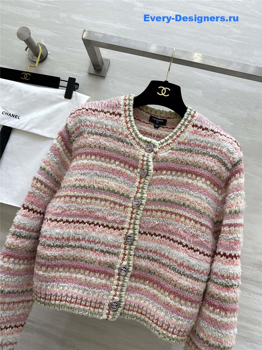 Ch**el colorful yarn cardigan jacket